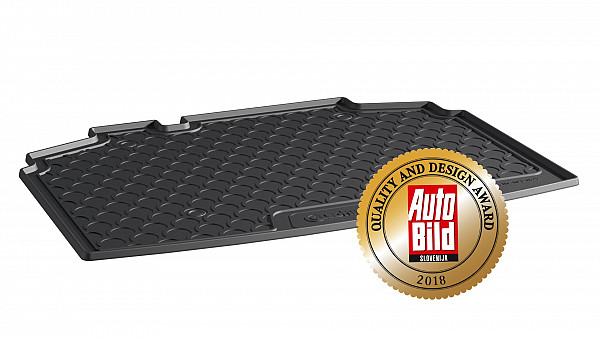 Design Cargo Trunk Liner Compatible With Fabia Hatchback 07.2021-> for Lower Floor Custom-fit Cargo Trunk Mat With Raised Edge