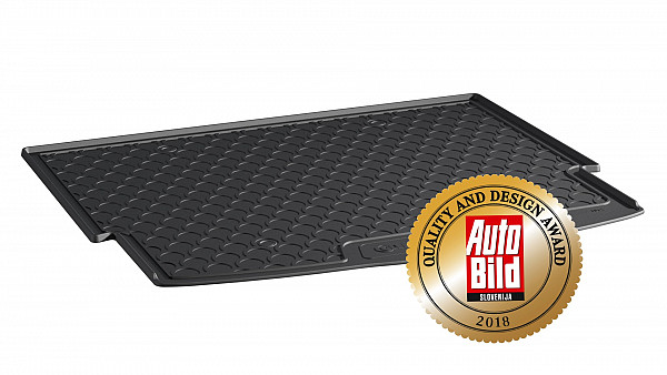 Design Cargo Trunk Liner Compatible With X-trail (Rouge in USA) 08.2017-> for Upper Variable Floor With Narrow Spare Tire Custom-fit Cargo Trunk Mat With Raised Edge