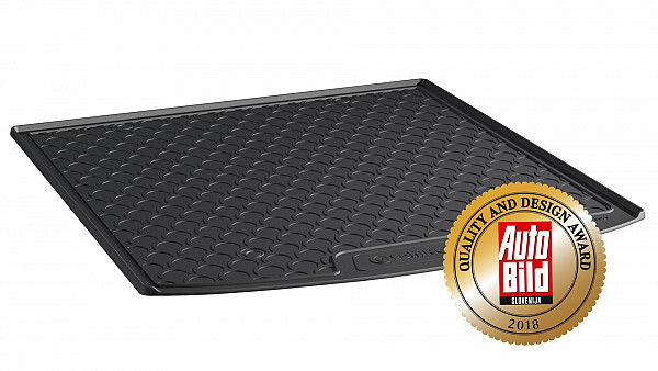 Design Cargo Trunk Liner Compatible With Corolla Touring Sports (Estate) 04.2019-> for Upper Variable Floor Custom-fit Cargo Trunk Mat With Raised Edge
