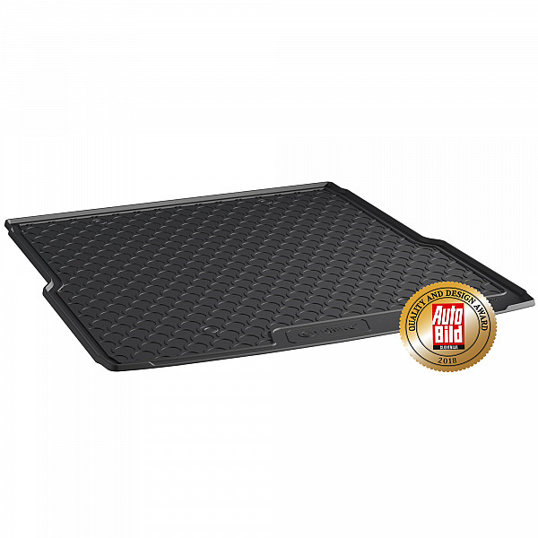 Design Cargo Trunk Liner Compatible With Superb Combi (Estate) (3 Generation MK III ) 01.2024-> for Upper Variable Floor Custom-fit Cargo Trunk Mat With Raised Edge