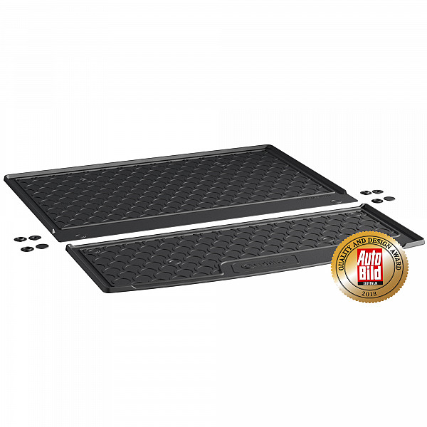 Design Cargo Trunk Liner Compatible With 5008 10.2024-> for 5 & 7 Seats Custom-fit Cargo Trunk Mat With Raised Edge
