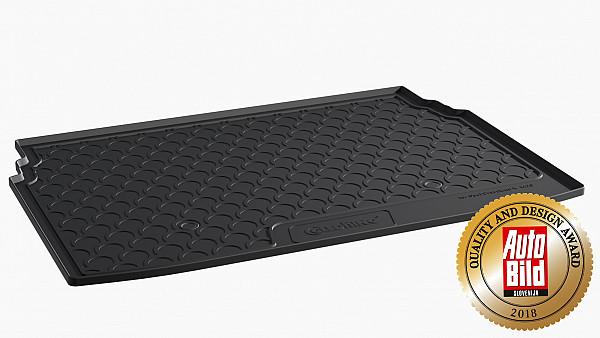Design Cargo Trunk Liner Compatible With Crossland X 06.2017-07.2024 for Upper Variable Floor Custom-fit Cargo Trunk Mat With Raised Edge
