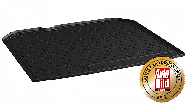 Design Cargo Trunk Liner Compatible With Q3 & RSQ3 8U 10.2011-06.2018 for Upper Floor With Trunk Package- With Net Custom-fit Cargo Trunk Mat With Raised Edge