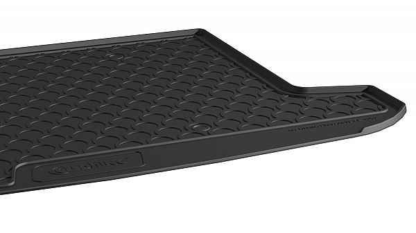 Design Cargo Trunk Liner Compatible With Tucson   08.2018-12.2020 for Upper Variable Floor With Narrow Spare Tire Custom-fit Cargo Trunk Mat With Raised Edge