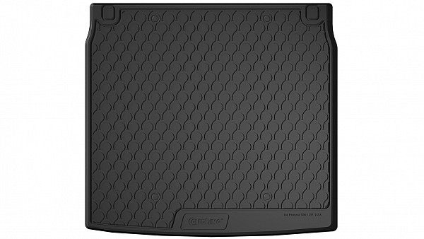 Design Kofferraumwanne kompatibel mit Peugeot 508 SW (Kombi) BJ. 03.2011-03.2018  Kofferraummatte passgenau mit erhöhtem Rand