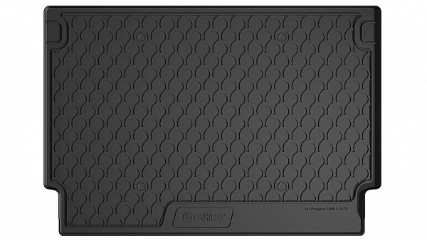 Design Cargo Trunk Liner Compatible With 5008 5 & 7 Seats 10.2009-12.2016  Custom-fit Cargo Trunk Mat With Raised Edge