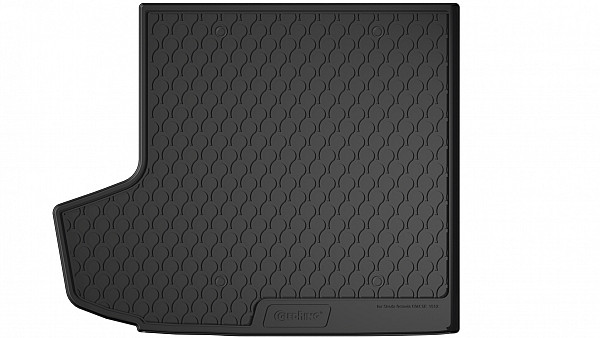 Design Cargo Trunk Liner Compatible With Octavia Combi (Estate) (3 Generation MK III ) 03.2013-10.2019 for Upper Variable Floor With Left Extension Custom-fit Cargo Trunk Mat With Raised Edge