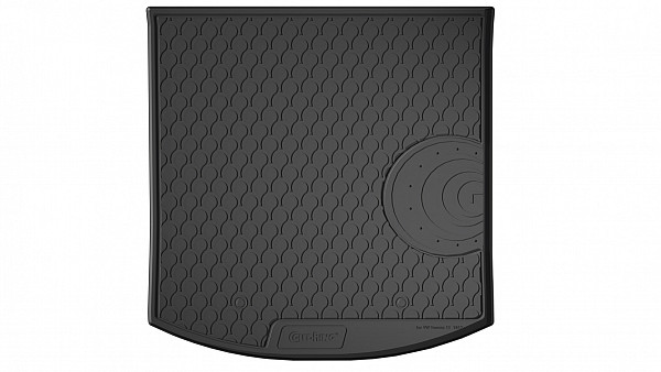 Design Kofferraumwanne kompatibel mit Volkswagen Touran 1T BJ. 03.2003-04.2015 für unteren (tiefen) Ladeboden Kofferraummatte passgenau mit erhöhtem Rand