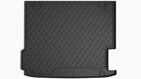 Design Cargo Trunk Liner Compatible With X4 F26 04.2014-03.2018 (If Net Left It Needs To Be Removed For Correct Fitment) Custom-fit Cargo Trunk Mat With Raised Edge