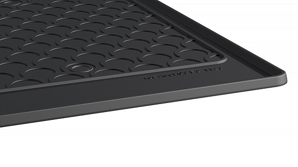 Design Cargo Trunk Liner Compatible With Q3 F3 12.2018-> for Lower Variable Floor (Not for Middle Variable Floor) Custom-fit Cargo Trunk Mat With Raised Edge