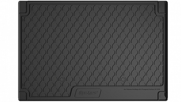Design Cargo Trunk Liner Compatible With Berlingo 08.2008-06.2018  Custom-fit Cargo Trunk Mat With Raised Edge