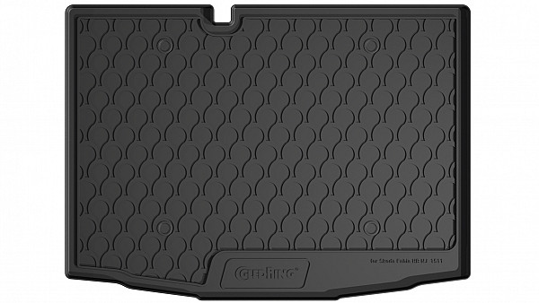 Design Cargo Trunk Liner Compatible With Fabia Hatchback 11.2014-05.2021 for Lower Floor Custom-fit Cargo Trunk Mat With Raised Edge