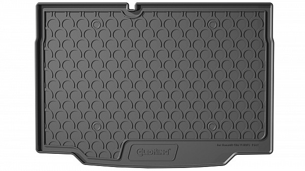 Design Cargo Trunk Liner Compatible With Clio V Hatchback 09.2019-> for Lower Floor With Narrow Spare Tire Custom-fit Cargo Trunk Mat With Raised Edge