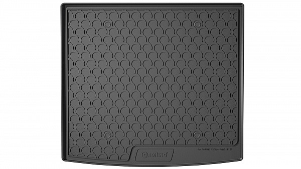 Design Cargo Trunk Liner Compatible With Q3 Sportback 10.2019-> for Upper Variable Floor With Movable Rear Bench Custom-fit Cargo Trunk Mat With Raised Edge