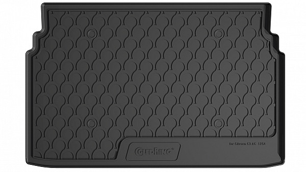 Design Cargo Trunk Liner Compatible With C3 Aircross 11.2017-05.2024 for Upper Variable Floor Custom-fit Cargo Trunk Mat With Raised Edge