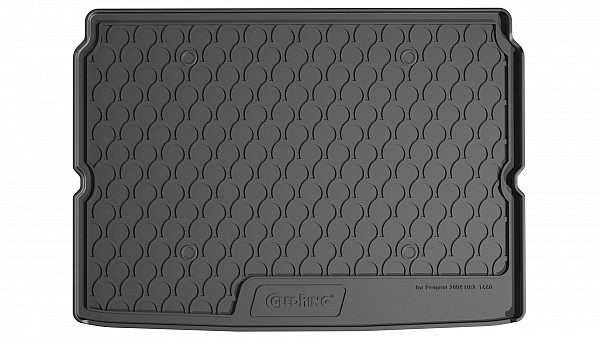 Design Cargo Trunk Liner Compatible With 2008 02.2020-> for Upper Variable Floor Custom-fit Cargo Trunk Mat With Raised Edge