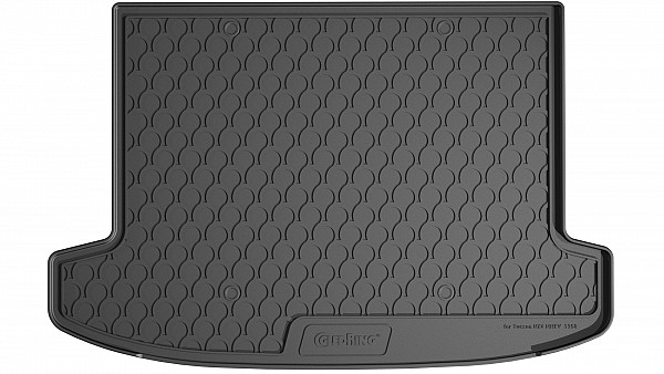 Design Cargo Trunk Liner Compatible With Tucson MHEV Hybrid 12.2020-> for Upper Variable Floor Custom-fit Cargo Trunk Mat With Raised Edge