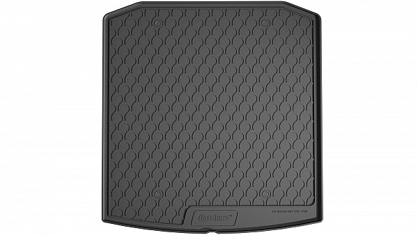 Design Cargo Trunk Liner Compatible With Octavia Liftback Sedan 04.2020-> for Lower Floor (With or Without Spare Tire) Custom-fit Cargo Trunk Mat With Raised Edge