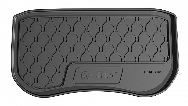 Design Cargo Trunk Liner Compatible With Model 3 12.2020-> For Front Trunk Custom-fit Cargo Trunk Mat With Raised Edge