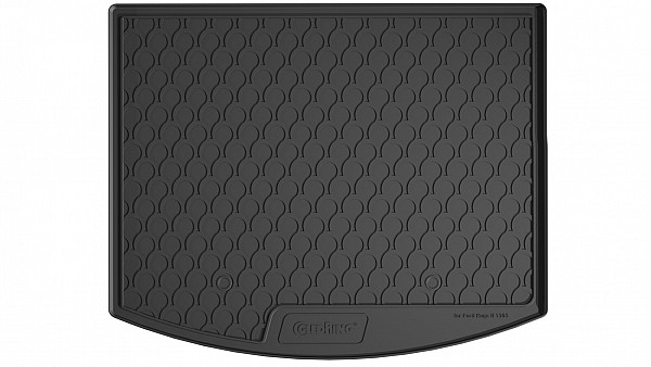 Design Kofferraumwanne kompatibel mit Ford KUGA ab BJ. 02.2017-04.2020 für variablen Ladeboden in oberer Position Kofferraummatte passgenau mit erhöhtem Rand
