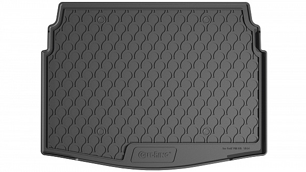 Design Cargo Trunk Liner Compatible With Golf VIII 8 Hatchback 12.2019-> for Lower Variable Floor Custom-fit Cargo Trunk Mat With Raised Edge