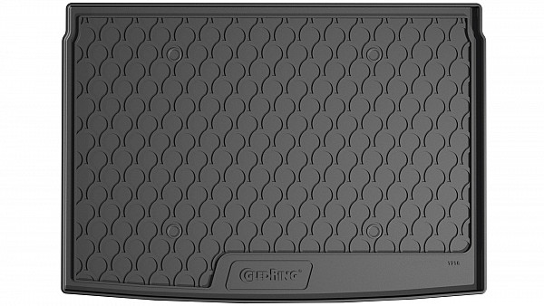 Design Kofferraumwanne kompatibel mit Mercedes Benz B Klasse W246 BJ. 10.2011-01.2019 für unteren (tiefen) Ladeboden Kofferraummatte passgenau mit erhöhtem Rand