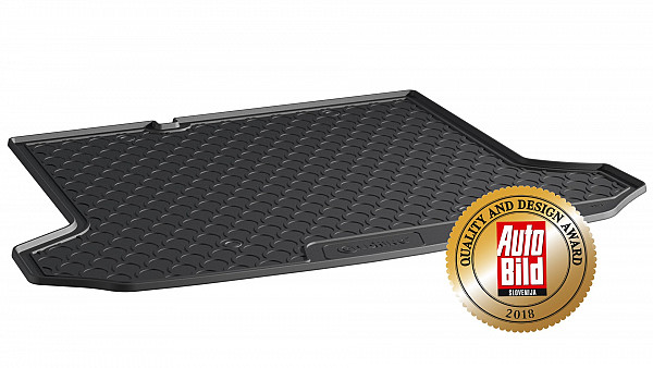 Design Cargo Trunk Liner Compatible With Q4 e-tron 06.2021-> for Lower Floor (Not For Variable Floor) Custom-fit Cargo Trunk Mat With Raised Edge