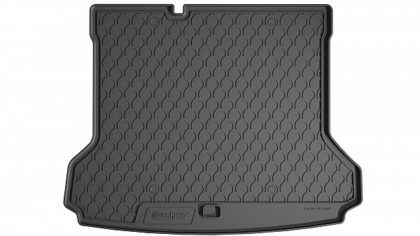 Design Cargo Trunk Liner Compatible With ID4 12.2020-> for Lower Floor Custom-fit Cargo Trunk Mat With Raised Edge