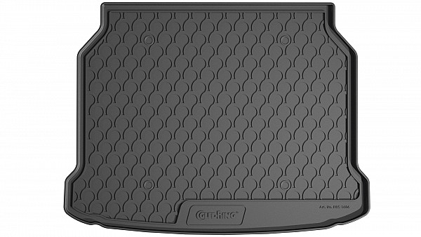 Design Cargo Trunk Liner Compatible With 3 Hatchback 03.2019->  Custom-fit Cargo Trunk Mat With Raised Edge