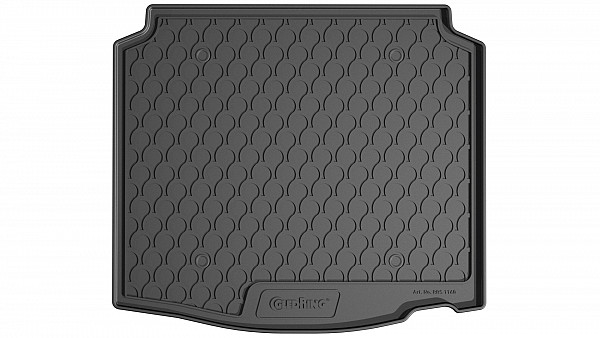 Design Cargo Trunk Liner Compatible With Corolla Cross 04.2019-> for Upper Variable Floor With Narrow Spare Tire Custom-fit Cargo Trunk Mat With Raised Edge