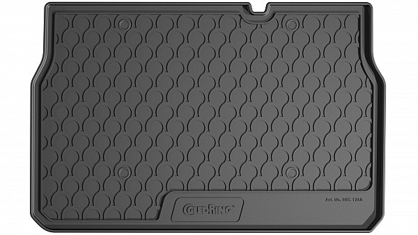 Design Cargo Trunk Liner Compatible With C3 Hatchback 01.2017-04.2024 for Lower Floor Custom-fit Cargo Trunk Mat With Raised Edge