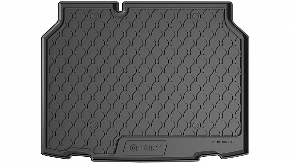 Design Kofferraumwanne kompatibel mit Toyota Yaris Cross ab BJ. 09.2020-> für unteren (tiefen) Ladeboden Kofferraummatte passgenau mit erhöhtem Rand