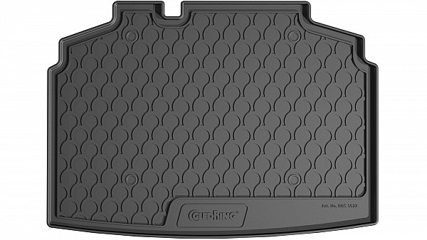 Design Cargo Trunk Liner Compatible With Fabia Hatchback 07.2021-> for Lower Floor Custom-fit Cargo Trunk Mat With Raised Edge
