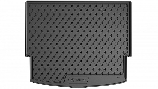 Design Cargo Trunk Liner Compatible With X-trail (Rouge in USA) 08.2017-> for Upper Variable Floor With Narrow Spare Tire Custom-fit Cargo Trunk Mat With Raised Edge