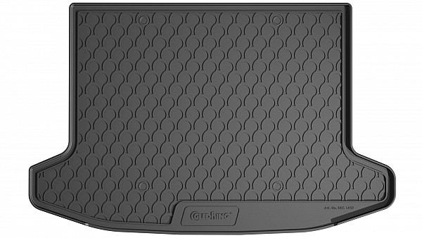 Design Cargo Trunk Liner Compatible With Sportage (not for Hybrid) 01.2022-> for Upper Variable Floor, Without Woofer Custom-fit Cargo Trunk Mat With Raised Edge