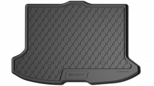Design Cargo Trunk Liner Compatible With C30 (3 Doors) 12.2006-12.2012  Custom-fit Cargo Trunk Mat With Raised Edge