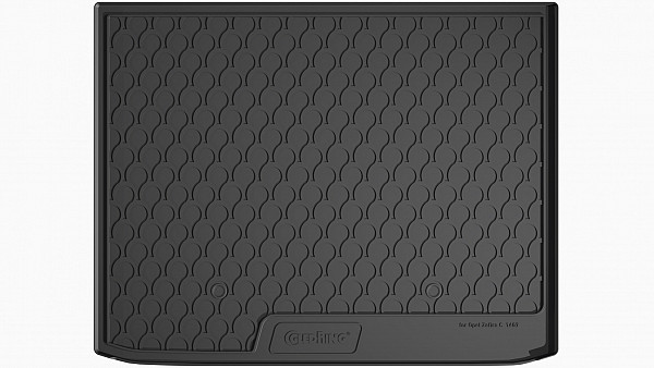 Design Kofferraumwanne kompatibel mit Opel Zafira C Tourer BJ. 01.2012-06.2016  Kofferraummatte passgenau mit erhöhtem Rand