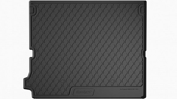 Design Cargo Trunk Liner Compatible With 5008 SUV 03.2017-05.2024 for 5 & 7 Seats Custom-fit Cargo Trunk Mat With Raised Edge