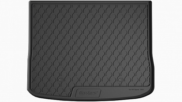 Design Cargo Trunk Liner Compatible With Tiguan (I Generation MK 1) 10.2007-03.2016 for Upper Variable Floor Custom-fit Cargo Trunk Mat With Raised Edge