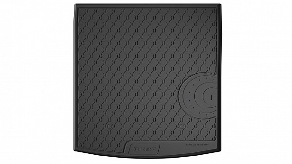 Design Cargo Trunk Liner Compatible With Golf VII Variant (Estate) 09.2013-04.2020 for Upper Variable Floor Custom-fit Cargo Trunk Mat With Raised Edge