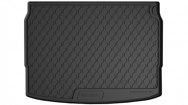 Design Kofferraumwanne kompatibel mit Nissan Qashqai ab BJ. 02.2014-06.2021  Kofferraummatte passgenau mit erhöhtem Rand