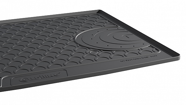 Design Cargo Trunk Liner Compatible With Astra K Hatchback 10.2015-08.2019 for Upper Variable Floor Custom-fit Cargo Trunk Mat With Raised Edge