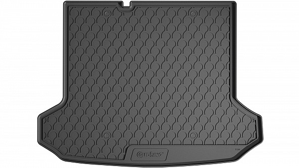Design Cargo Trunk Liner Compatible With Q4 e-tron 06.2021-> for Lower Floor (Not For Variable Floor) Custom-fit Cargo Trunk Mat With Raised Edge