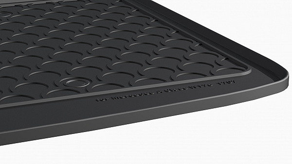Design Cargo Trunk Liner Compatible With A Class 5 Door Hatchback W176 09.2012-04.2018  Custom-fit Cargo Trunk Mat With Raised Edge