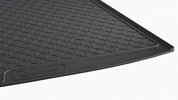 Design Cargo Trunk Liner Compatible With Sharan 7N 08.2010-04.2015 for 5 & 7 Seats Custom-fit Cargo Trunk Mat With Raised Edge