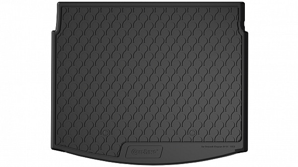 Design Cargo Trunk Liner Compatible With Megane Grandtour GT (Estate) (IV Generation) 07.2016-05.2020  Custom-fit Cargo Trunk Mat With Raised Edge