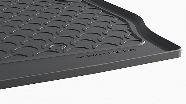 Design Cargo Trunk Liner Compatible With 1er 5 Door F20 09.2011-06.2019  Custom-fit Cargo Trunk Mat With Raised Edge