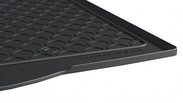 Design Cargo Trunk Liner Compatible With Focus & Focus Active (Hatchback) 09.2018-> for Lower Floor With Narrow Spare Tyre Custom-fit Cargo Trunk Mat With Raised Edge