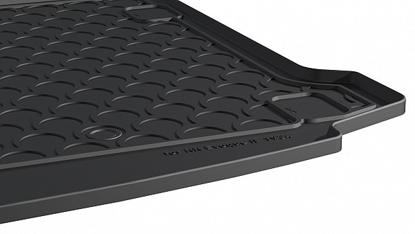 Design Kofferraumwanne kompatibel mit Land Rover Range Rover Evoque ab BJ. 03.2019->  Kofferraummatte passgenau mit erhöhtem Rand