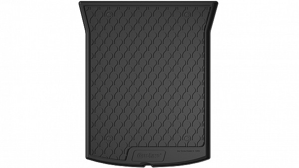 Design Cargo Trunk Liner Compatible With Model 3 03.2019-> For Back Trunk Custom-fit Cargo Trunk Mat With Raised Edge